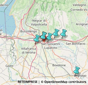 Mappa 37135 Verona VR, Italia (29.1025)