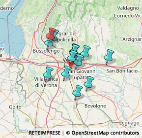 Mappa 37135 Verona VR, Italia (8.83214)