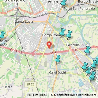 Mappa 37135 Verona VR, Italia (3.53923)
