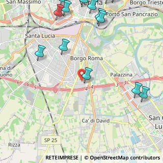Mappa 37135 Verona VR, Italia (3.34235)