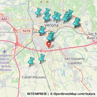 Mappa 37135 Verona VR, Italia (4.3395)