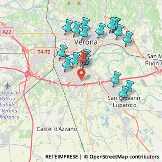 Mappa 37135 Verona VR, Italia (4.08789)