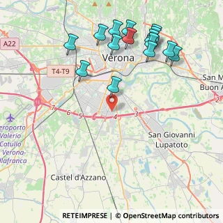 Mappa 37135 Verona VR, Italia (4.86067)