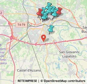 Mappa 37135 Verona VR, Italia (4.38167)