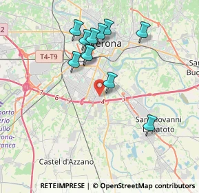 Mappa 37135 Verona VR, Italia (3.56)