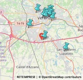 Mappa 37135 Verona VR, Italia (4.09167)