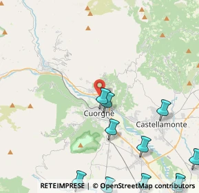 Mappa Località Biancetta, 10082 Cuorgnè TO, Italia (6.31909)