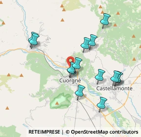 Mappa Località Biancetta, 10082 Cuorgnè TO, Italia (3.68643)