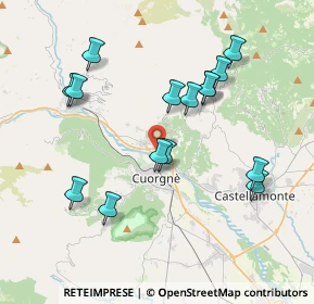 Mappa Località Biancetta, 10082 Cuorgnè TO, Italia (3.814)