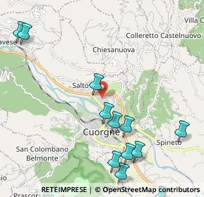 Mappa Località Biancetta, 10082 Cuorgnè TO, Italia (2.64667)