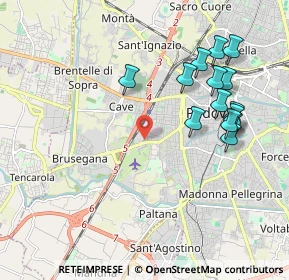 Mappa Via Monte Lungo, 35141 Padova PD, Italia (2.09643)