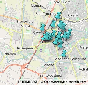 Mappa Via Monte Lungo, 35141 Padova PD, Italia (1.209)