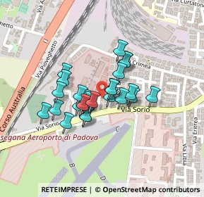 Mappa Via Monte Lungo, 35141 Padova PD, Italia (0.156)