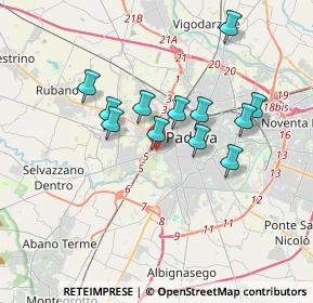 Mappa Via Monte Lungo, 35141 Padova PD, Italia (2.96583)