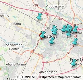 Mappa Via Monte Lungo, 35141 Padova PD, Italia (4.05917)