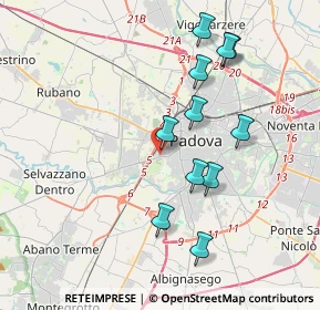 Mappa Via Monte Lungo, 35141 Padova PD, Italia (3.68182)