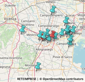 Mappa Via Monte Lungo, 35141 Padova PD, Italia (13.52059)