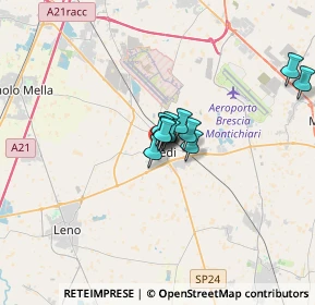 Mappa Via Nazario Sauro, 25016 Ghedi BS, Italia (1.83)