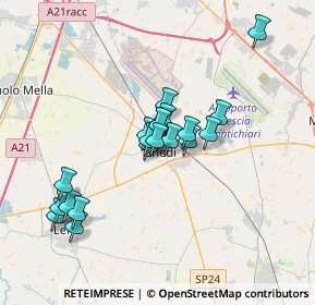 Mappa Via Nazario Sauro, 25016 Ghedi BS, Italia (2.8445)