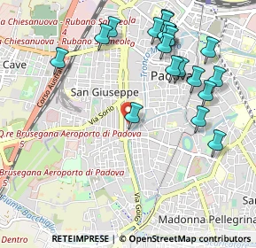 Mappa Via Ezzelino il Balbo, 35141 Padova PD, Italia (1.154)