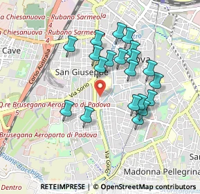 Mappa Via Ezzelino il Balbo, 35141 Padova PD, Italia (0.8045)