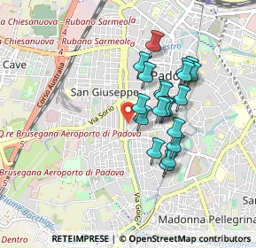 Mappa Via Ezzelino il Balbo, 35141 Padova PD, Italia (0.705)