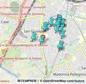 Mappa Via Ezzelino il Balbo, 35141 Padova PD, Italia (0.803)