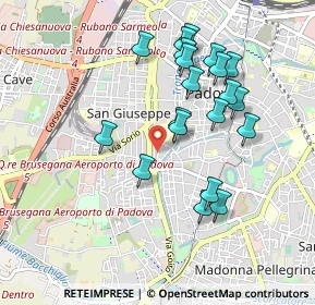 Mappa Via Ezzelino il Balbo, 35141 Padova PD, Italia (0.901)