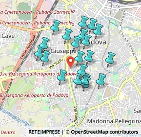 Mappa Via Ezzelino il Balbo, 35141 Padova PD, Italia (0.7405)