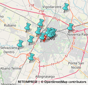 Mappa Via Ezzelino il Balbo, 35141 Padova PD, Italia (2.66643)