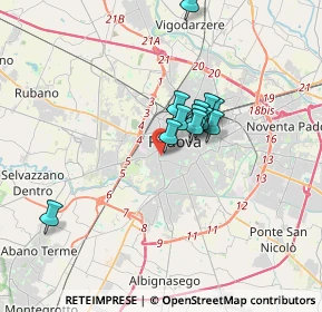 Mappa Via Ezzelino il Balbo, 35141 Padova PD, Italia (2.48083)