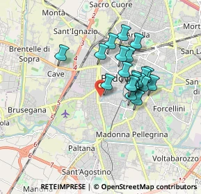 Mappa Via Ezzelino il Balbo, 35141 Padova PD, Italia (1.3935)