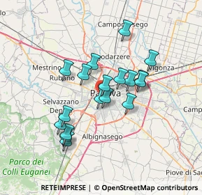 Mappa Via Ezzelino il Balbo, 35141 Padova PD, Italia (5.74222)