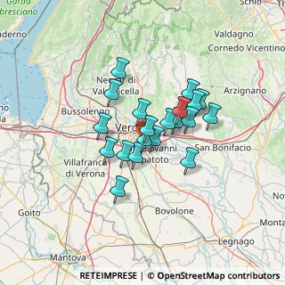 Mappa Via Forte Garofolo, 37134 Verona VR, Italia (9.629)