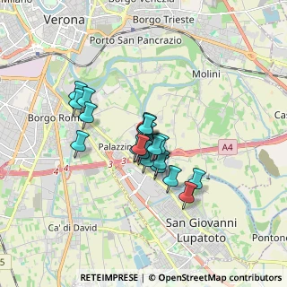 Mappa Via Forte Garofolo, 37134 Verona VR, Italia (1.174)