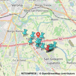 Mappa Via Forte Garofolo, 37134 Verona VR, Italia (1.49867)