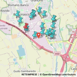 Mappa Via Thomas Alva Edison, 20057 Assago MI, Italia (0.931)