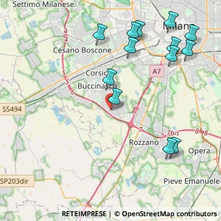 Mappa Via Thomas Alva Edison, 20057 Assago MI, Italia (5.19769)