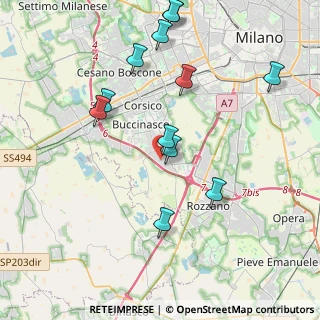 Mappa Via Thomas Alva Edison, 20057 Assago MI, Italia (4.28833)