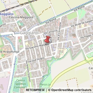 Mappa Via Giacomo Matteotti, 56, 20083 Gaggiano, Milano (Lombardia)
