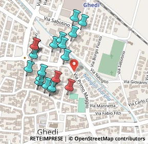 Mappa Via I° Maggio, 25016 Ghedi BS, Italia (0.2315)