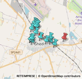 Mappa Via I° Maggio, 25016 Ghedi BS, Italia (1.09611)