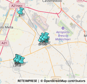 Mappa Via I° Maggio, 25016 Ghedi BS, Italia (3.88583)