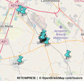 Mappa Via I° Maggio, 25016 Ghedi BS, Italia (2.06071)