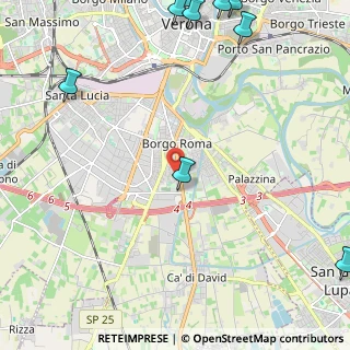 Mappa Via Lussino, 37135 Verona VR, Italia (3.7475)