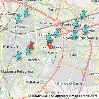 Mappa Via Giuseppe Giacosa, 35127 Padova PD, Italia (2.34667)