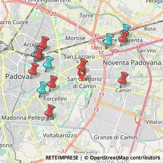 Mappa Via Giuseppe Giacosa, 35127 Padova PD, Italia (2.31357)