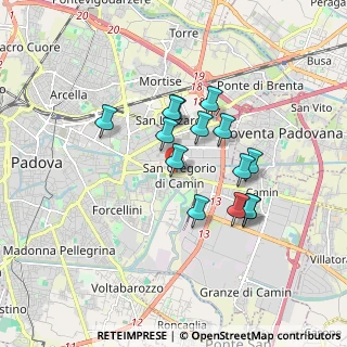 Mappa Via Giuseppe Giacosa, 35127 Padova PD, Italia (1.41571)