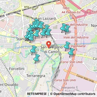 Mappa Via Giuseppe Giacosa, 35127 Padova PD, Italia (0.8815)