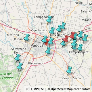 Mappa Via Giuseppe Giacosa, 35127 Padova PD, Italia (8.639)